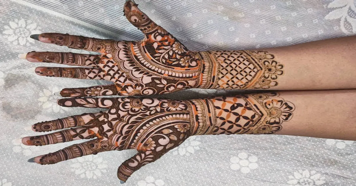 Royal Front Hand Mehndi Design