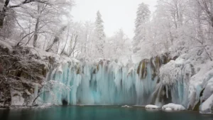 plitvice lakes national park winter