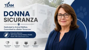 Donna Sicuranza Career, TEAM, and Animal Welfare Impact