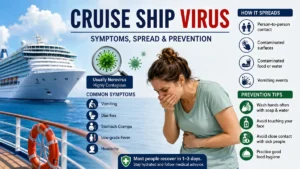 cruise ship virus: Symptoms, Spread & Prevention