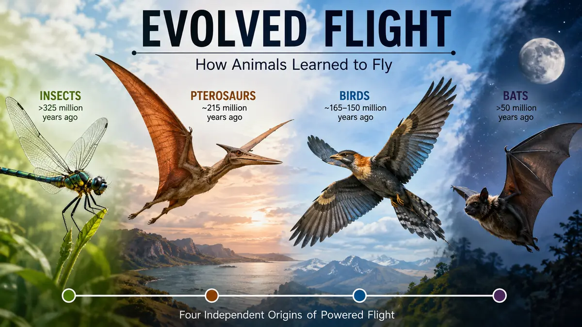 evolved flight: How Animals Learned to Fly
