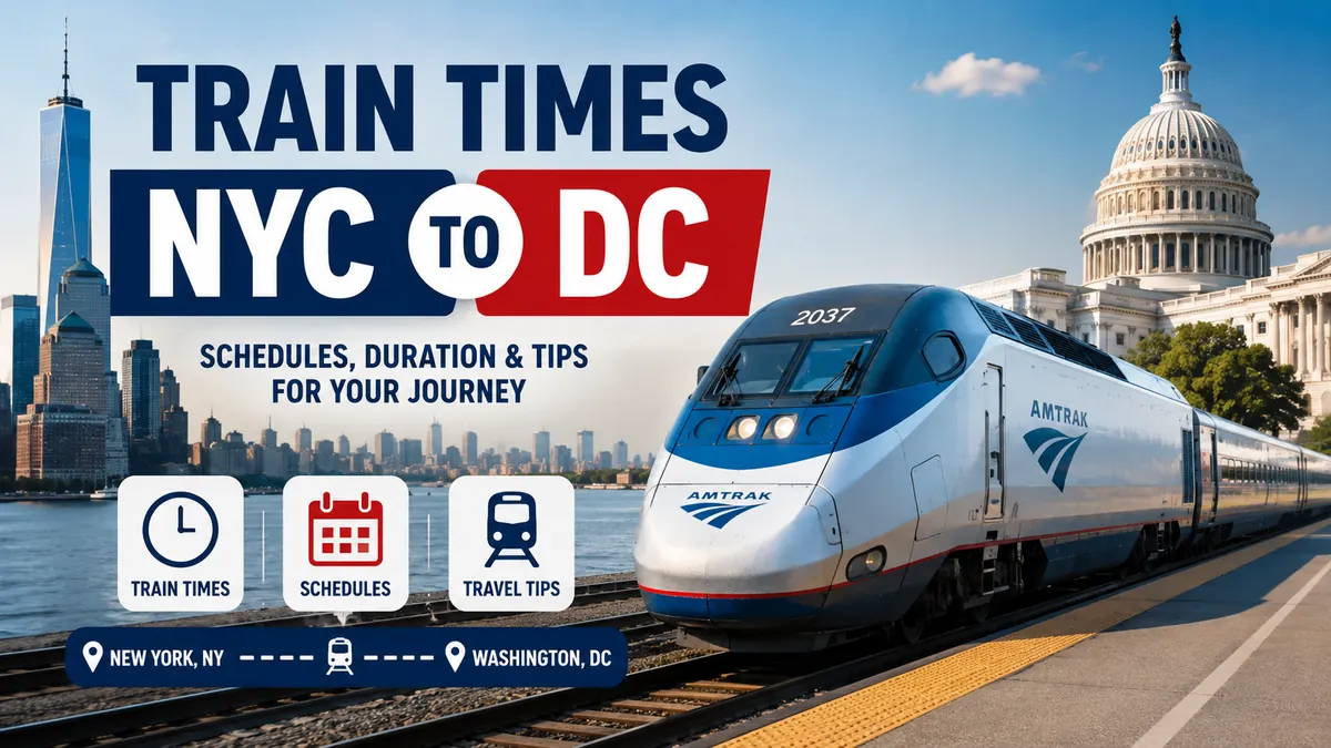 train times nyc to dc: Schedule & Travel Guide 2026