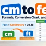 cm to feet: Easy Conversion Formula & Chart