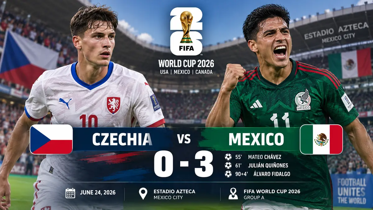 czechia vs mexico: 2026 World Cup Result & Highlights