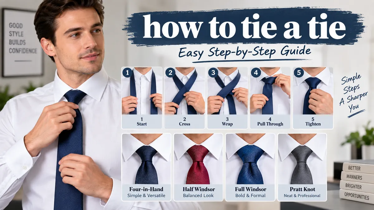 how to tie a tie: Easy Step-by-Step Guide