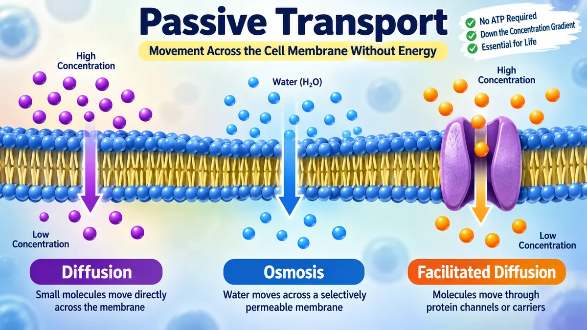 Passive Transport: Types, Process & Examples