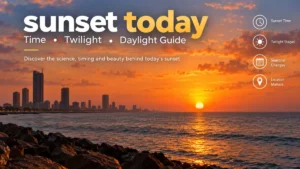 sunset today: Time, Twilight & Daylight Guide