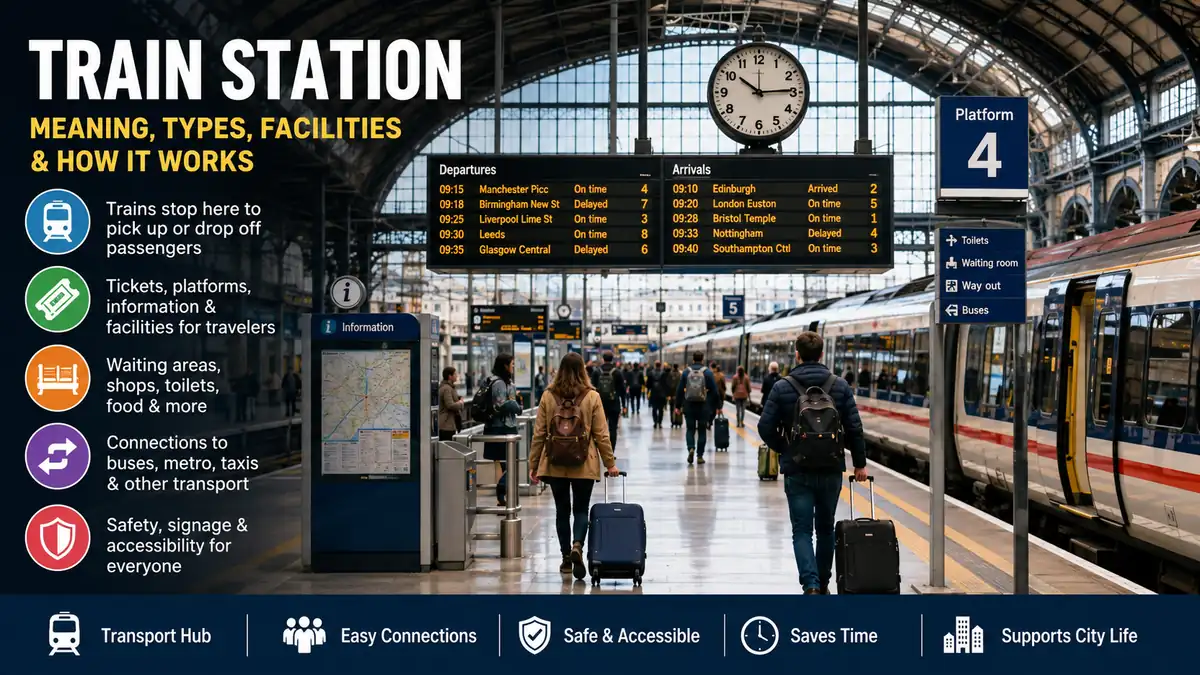 Train Station: Meaning, Types, Facilities & How It Works
