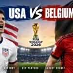 usa vs belgium: 2026 Result, H2H & Match History