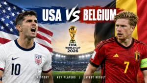 usa vs belgium: 2026 Result, H2H & Match History