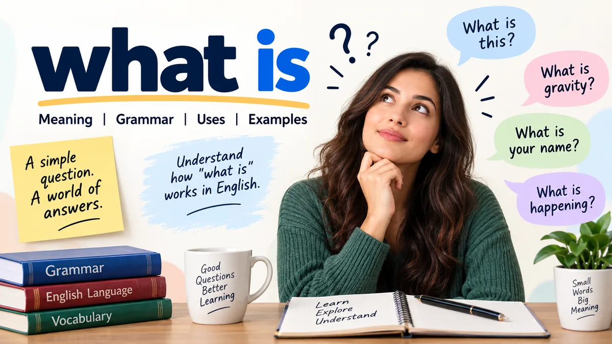 what is: Meaning, Grammar, Uses, and Examples