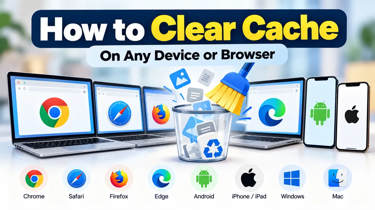 How to Clear Cache on Any Device or Browser