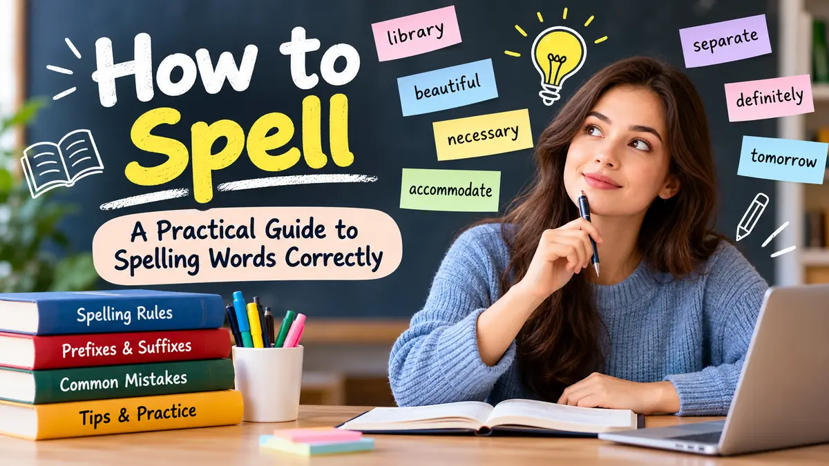 How to Spell: English Spelling Rules & Easy Tips