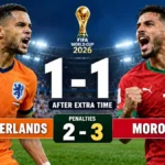 netherlands vs morocco: World Cup 2026 Match Recap