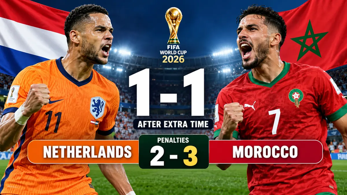 netherlands vs morocco: World Cup 2026 Match Recap