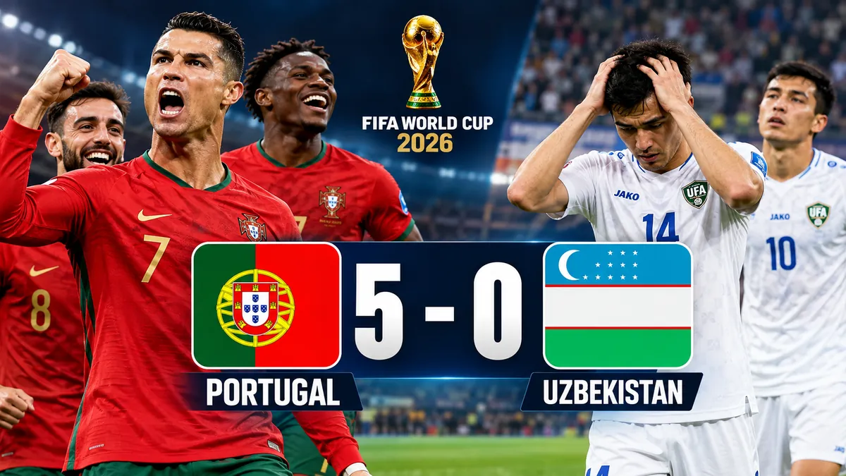 portugal vs uzbekistan: 5-0 World Cup 2026 Recap