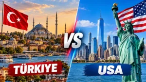 türkiye vs usa: Complete Country Comparison 2026